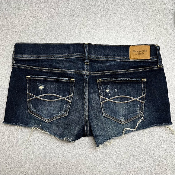 Vintage Y2K Abercrombie & Fitch 2000s Denim Short Shorts - Picture 5 of 9